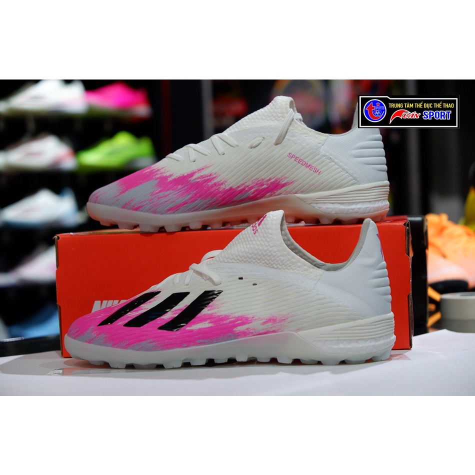 Giày đá bóng  X 19.1 TF Pro - TRẮNG HỒNG(size39-45)