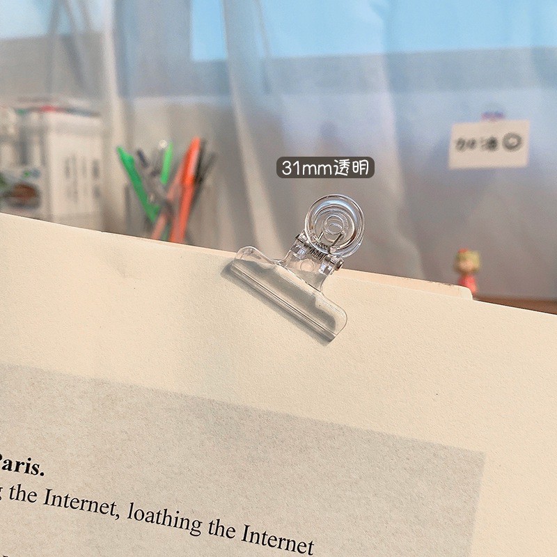 KẸP GIẤY BẰNG NHỰA TRONG SUỐT | BigBuy360 - bigbuy360.vn