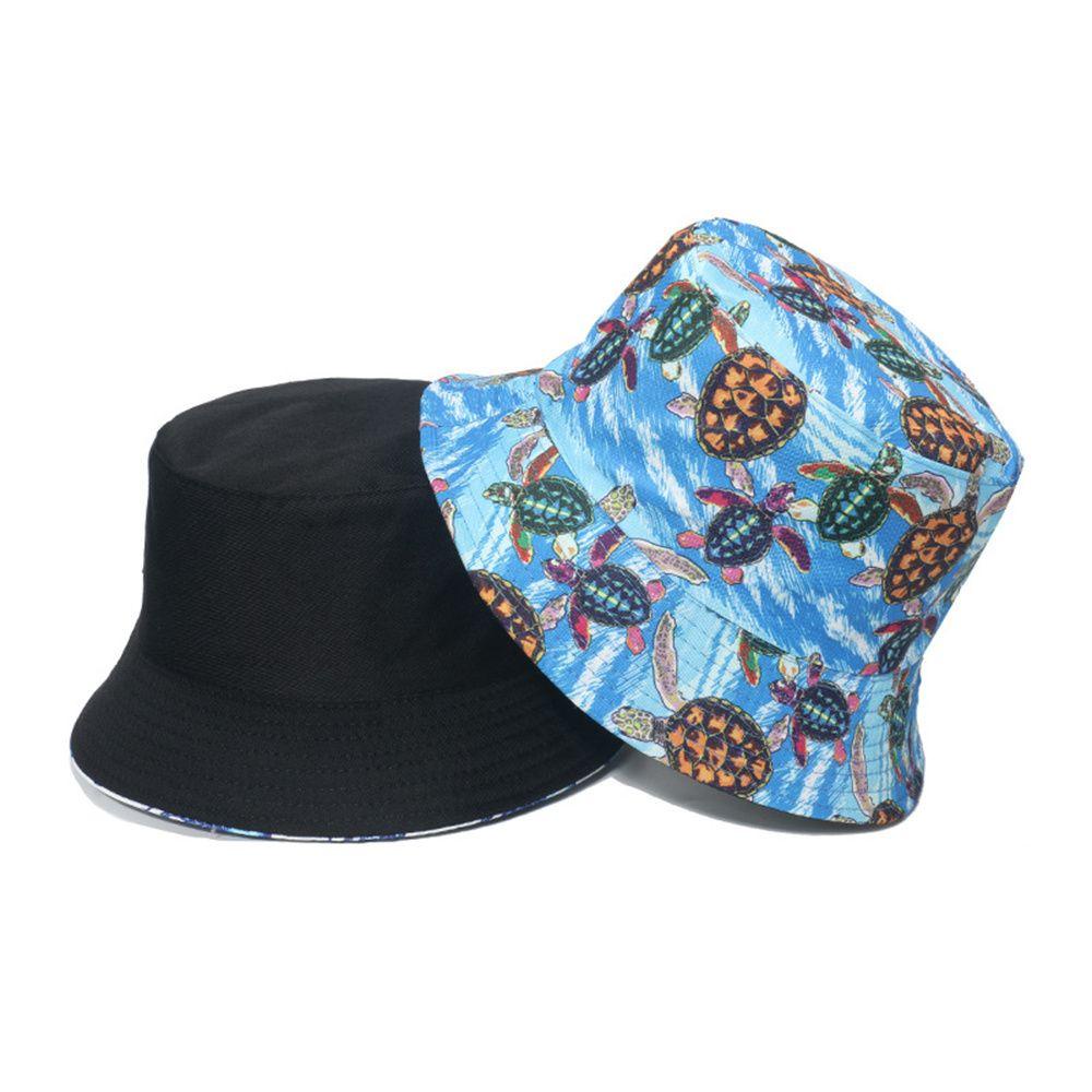 Nón Bucket In Hình Động Vật Biển Mùa Hè Có Thể Đảo Ngược