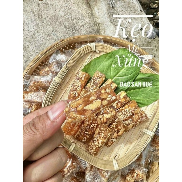 Kẹo Mè Xửng Huế Lon 500gram [FREE SHIP]TỪ ĐƠN 50K, [Loại Đặc Biệt] Hàng ngon nhà làm