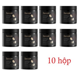combo 10 hộp tẩy da chết cà phê dăk lắc cocoon