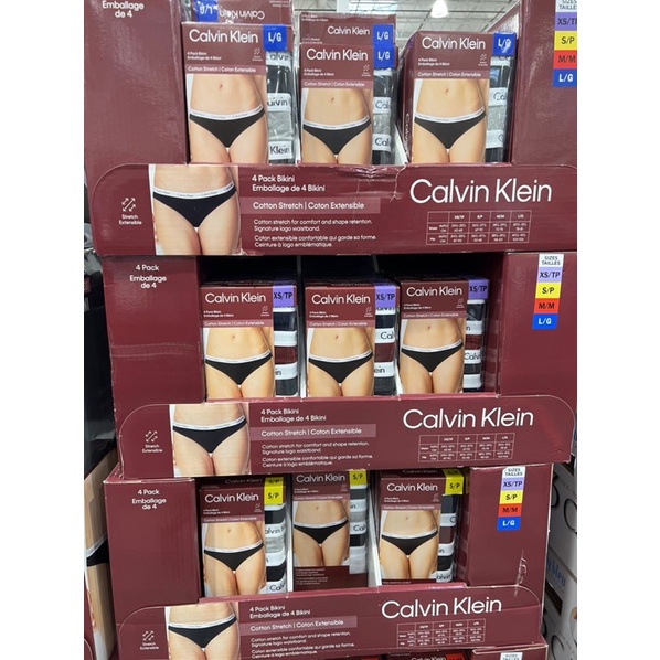 [Bill Costco] Set 4 quần lót Calvin Klein