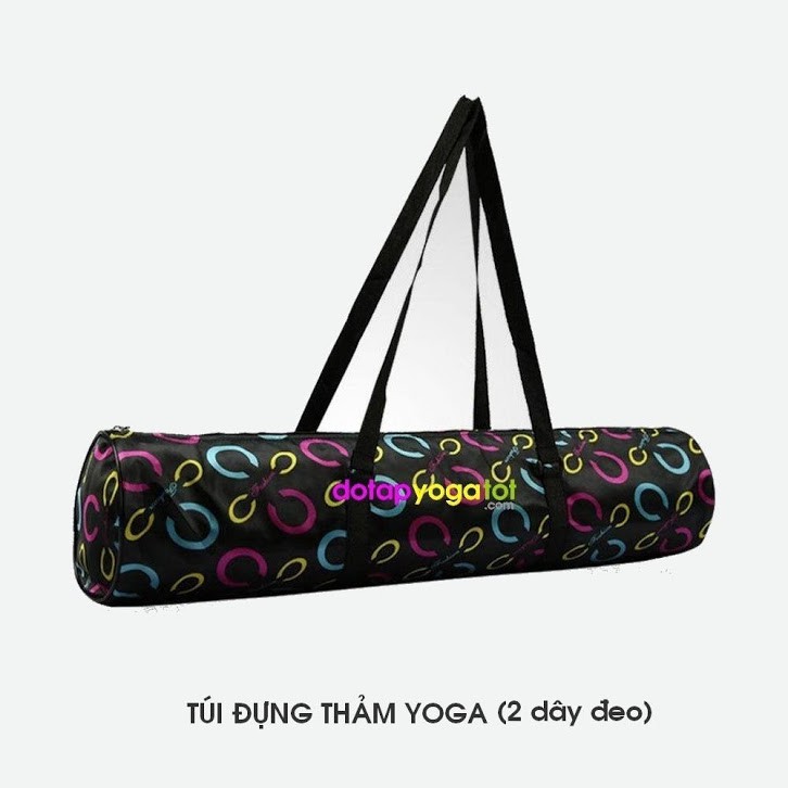 Thảm tập yoga 2 lớp cao su cao cấp 6cm tặng túi