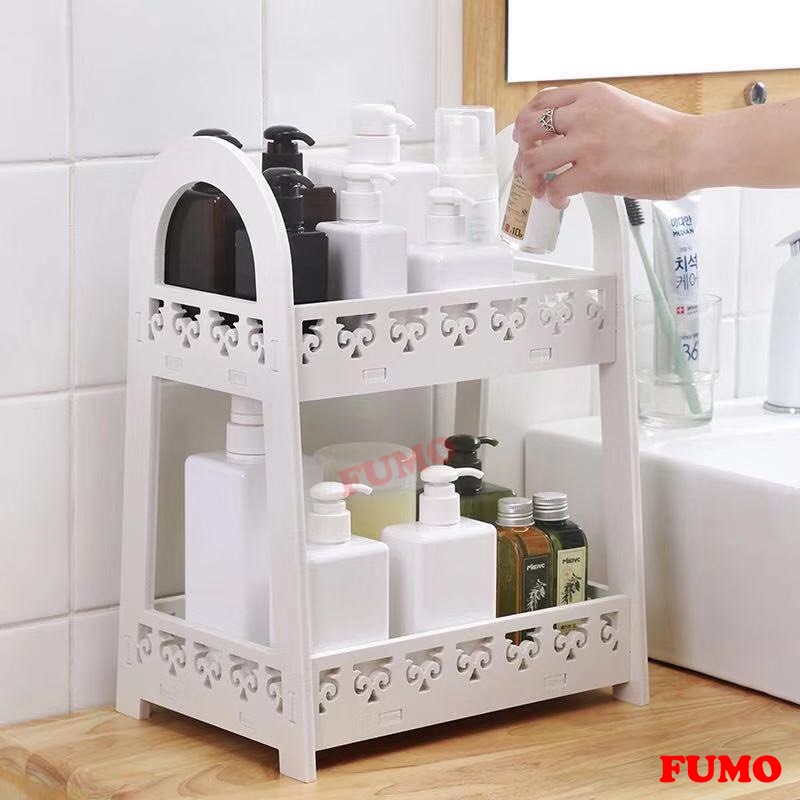 Kệ nhà tắm nhà bếp cao cấp kệ đựng đồ tiện lợi chống nước tuyệt đối FUMO SP028