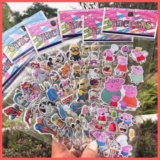 Hình Dán Sticker 3D Nổi Cho Bé, Nhiều Hình Đa Dạng Siêu Đáng Yêu Và Ngộ Nghĩnh