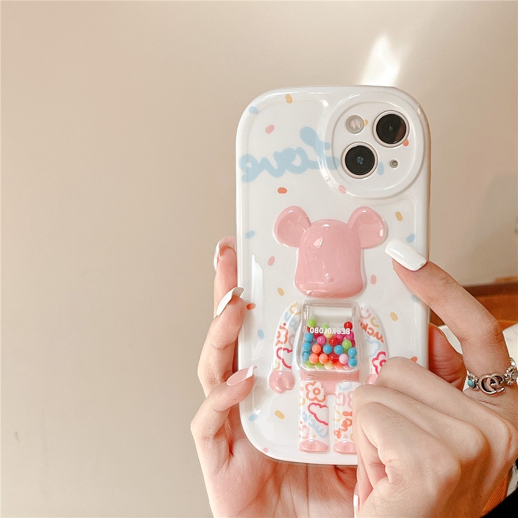 Ốp Điện Thoại TPU Mềm Họa Tiết Hoạt Hình Ba Chiều IMD Cho iphone Case 14 Pro Max 13 Pro Max 12 Pro Max