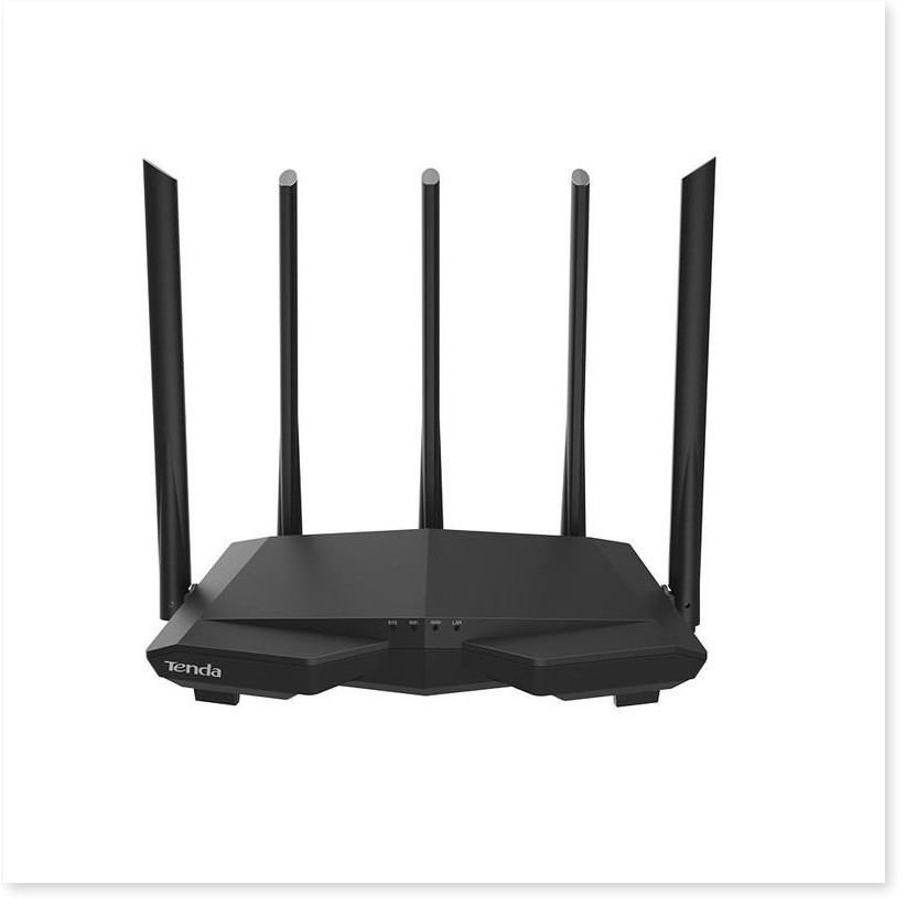 Bộ Phát WIFI Router Tenda AC7 5 râu xuyên tường DualBand 1200Mbps, 5 Anten 6dbi