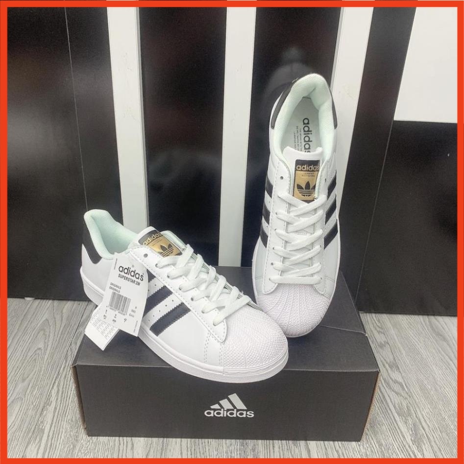 Giày Thể Thao Sneaker Nam Nữ Trắng 𝐀𝐝𝐢𝐝𝐚𝐬 𝐒𝐮𝐩𝐞𝐫𝐒𝐭𝐚𝐫 Mũi Sò - Das Sò Đủ Size Nam Nữ [Full Bill + Box]