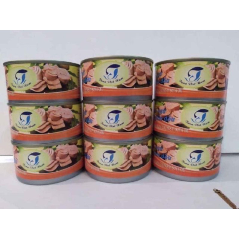 Cá ngừ ngâm dầu (Skipjack Tuna chunks in soya oil 160gr/ lon)