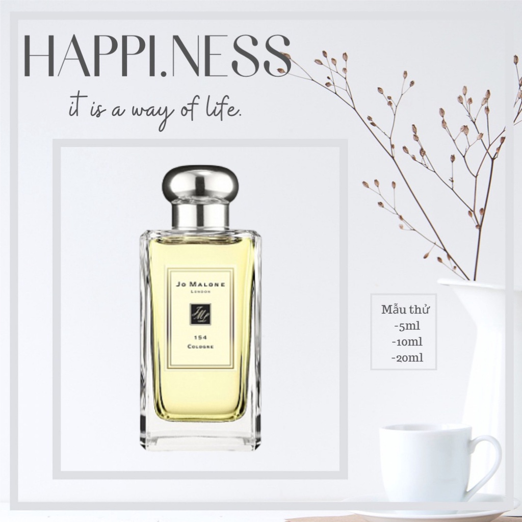 Nước Hoa 🌟 Nước Hoa dùng thử Jo Malone 154 Test 10ml/20ml