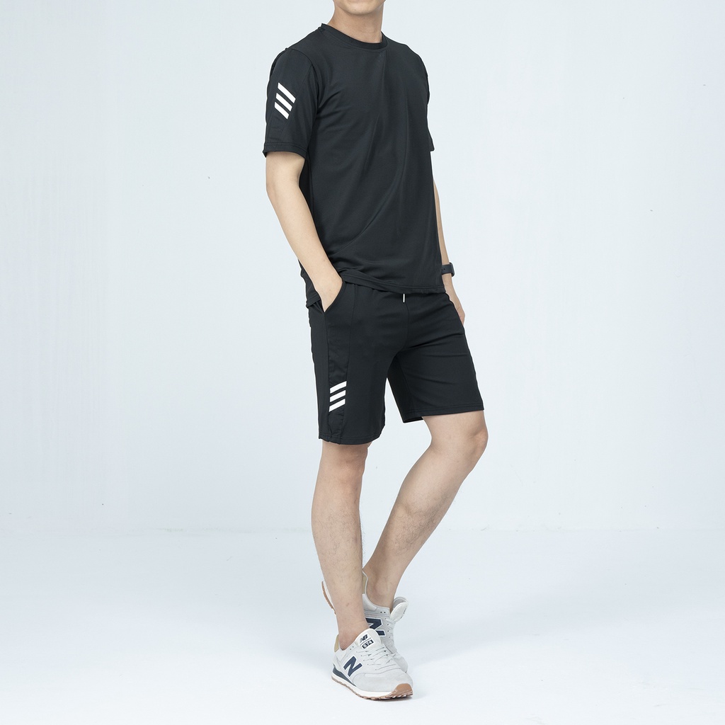 Bộ Quần Áo Thể Thao Nam ROUGH CoolFit Chất Thun CVC Co Giãn 4 Chiều