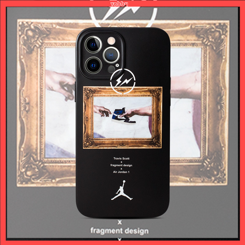 Ốp điện thoại nhựa mềm in logo AJ phong cách cặp đôi cho iPhone12 mini 11 PRO MAX 7/8plus SE2020 X/XS XR XSMAX | BigBuy360 - bigbuy360.vn