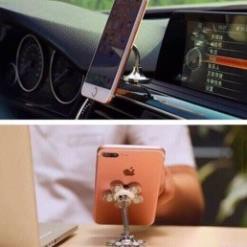 Kẹp Điện Thoại Đế Hít Chân Không - Giá Đỡ Điện Thoại Ô Tô, Bàn Làm Việc hình Bông Hoa | BigBuy360 - bigbuy360.vn