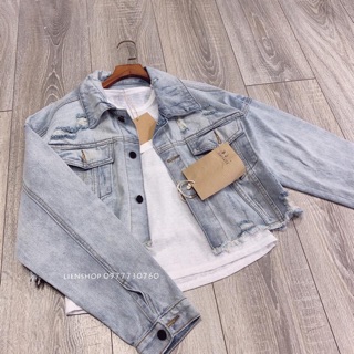 Áo khoác Jeans nữ