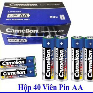 Sỉ hộp 40 viên pin camelion aa