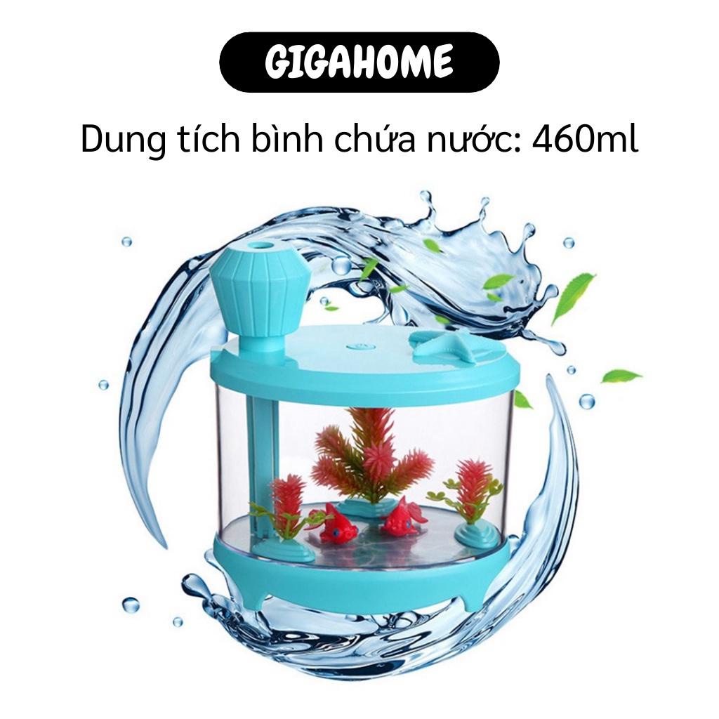 Máy Khuếch Tán Tinh Dầu GIGAHOME Máy Phun Sương Tạo Độ Ẩm Không Khí Hình Bể Cá Mini 7914