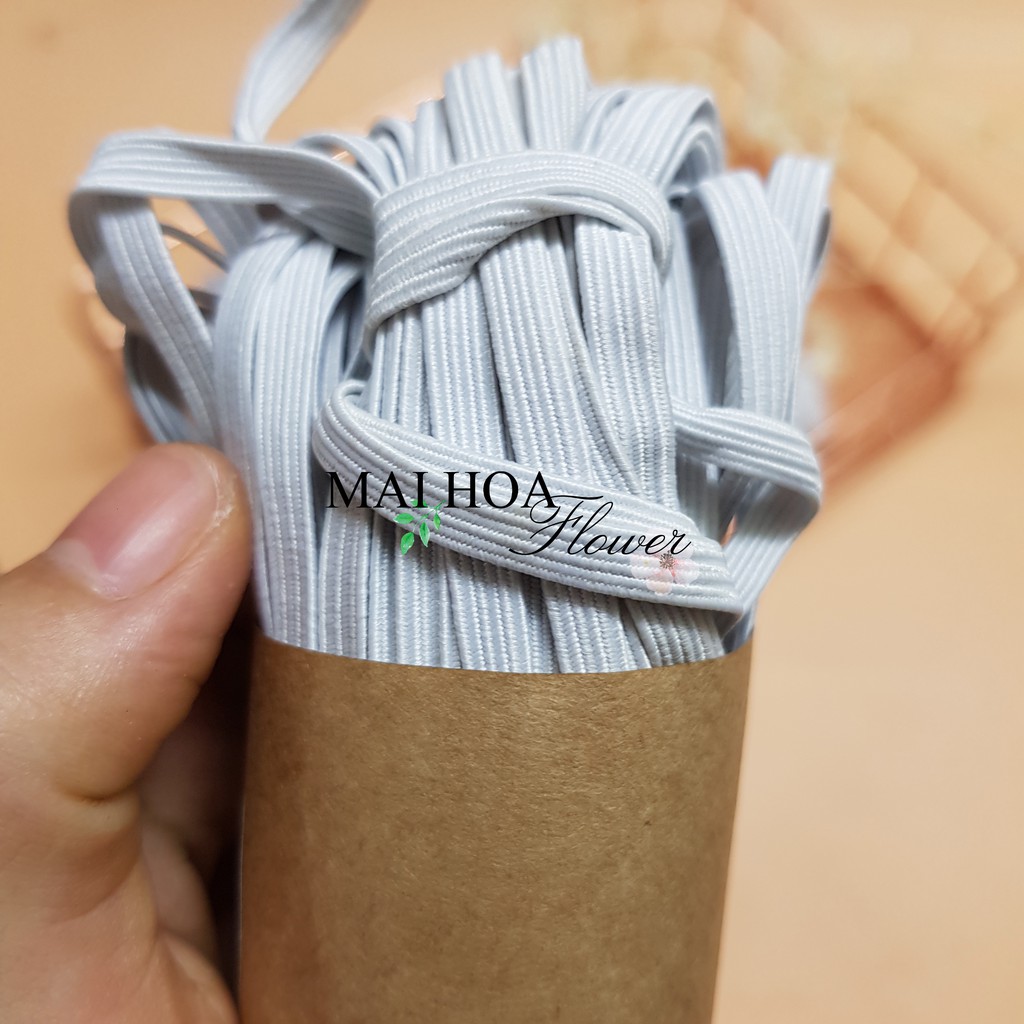 20 mét dây thun quần 0.5cm chun may quần áo sợi đanh dai co giãn tốt Maihoaflower