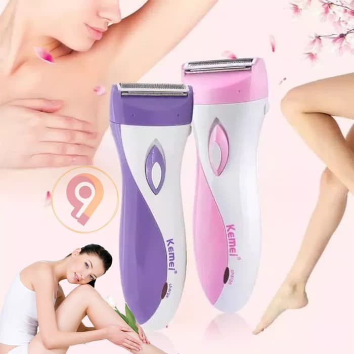 Máy Cạo Lông Toàn Thân Cho Nữ Sạc Điện Kemei KM-3018 Máy Tẩy Lông Đa Năng Vùng Kín