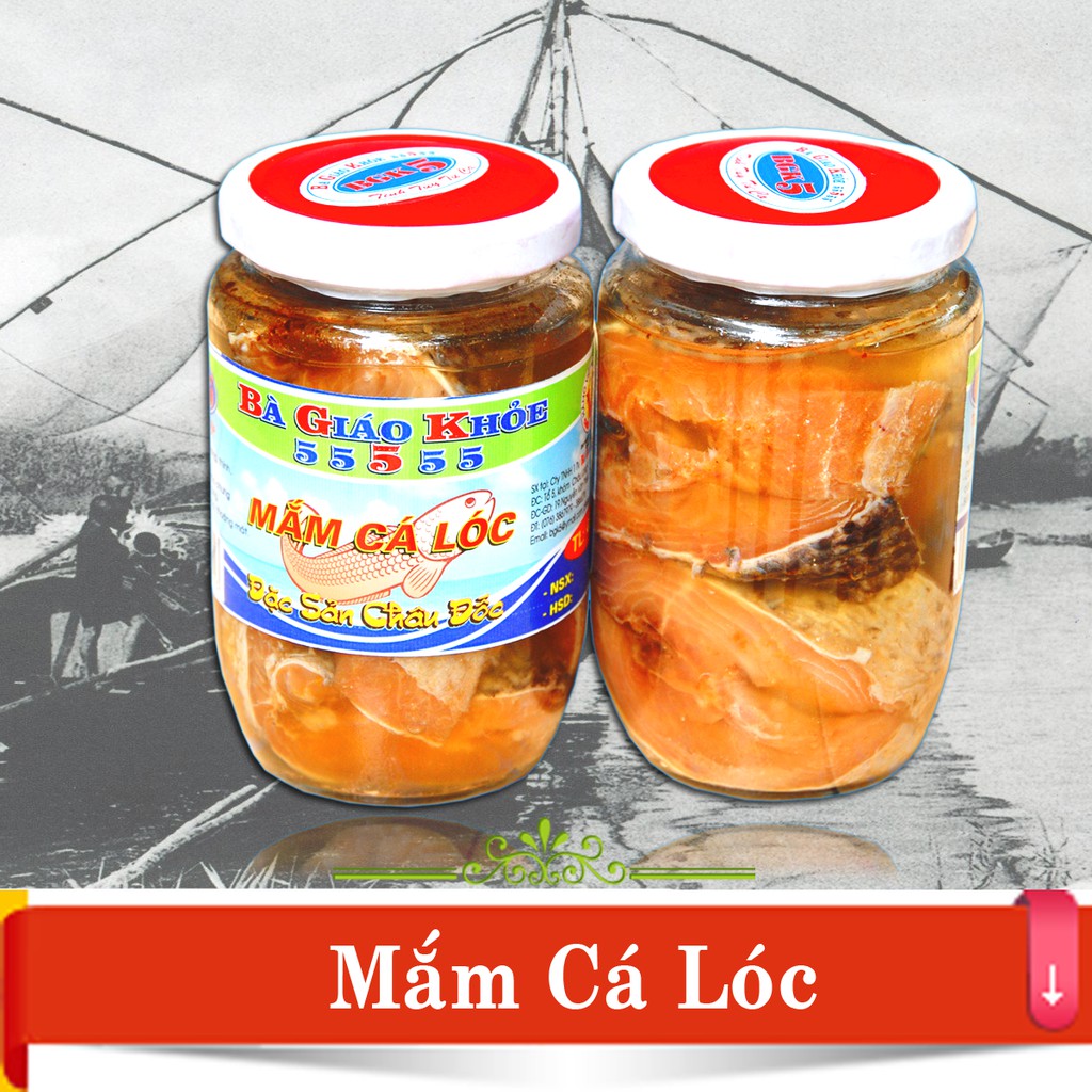 Mắm cá lóc Phile - Bà Giáo Khỏe 55555 - hủ 500gr