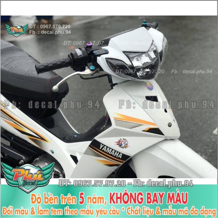Tem rời Sirius Trắng Cam (X) -1