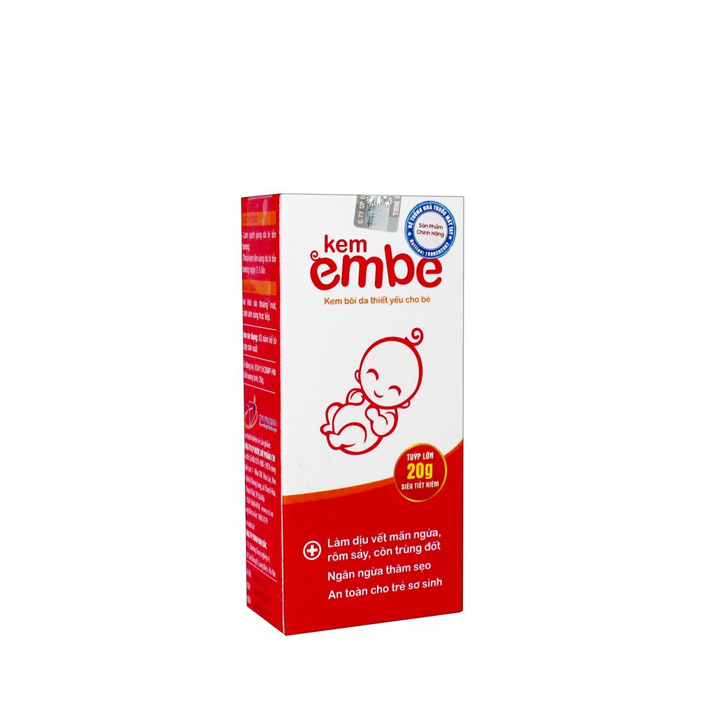 ❤️ Kem Em Bé New ( Màu Hồng ) - Tuýp 20g - Làm Dịu Vết Mẩn Ngứa, Rôm Sảy, Muỗi Đốt ( An Toàn Cho Trẻ Sơ Sinh )