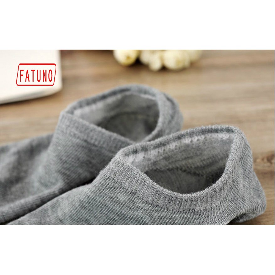 03 đôi tất lười nam nữ chống hôi chân, có đệm cao su chống trượt gót
