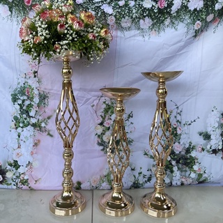 Set trụ cắm hoa, để nến