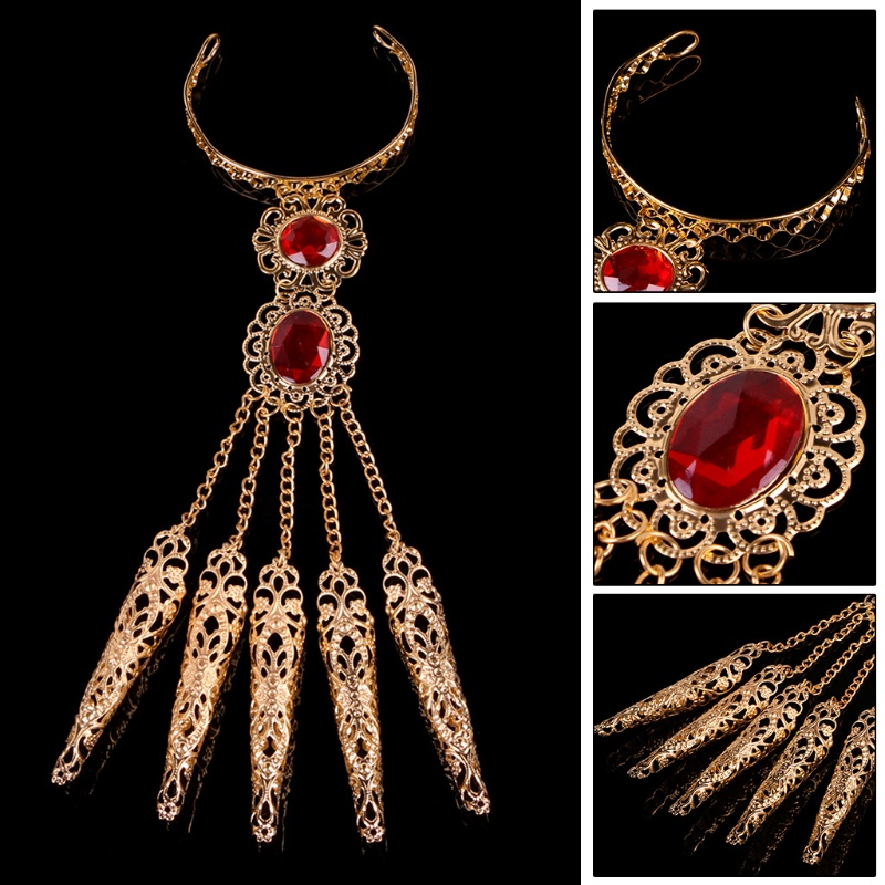 1 Nhẫn Đeo Ngón Tay Múa Bụng Ấn Độ Màu Vàng Cho Nữ