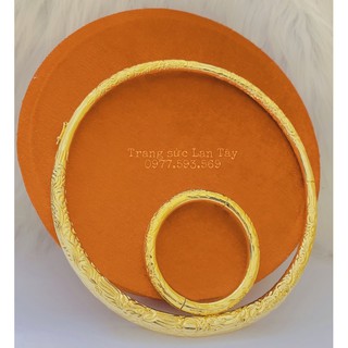 bộ kiềng cưới long phụng dát vàng 9999