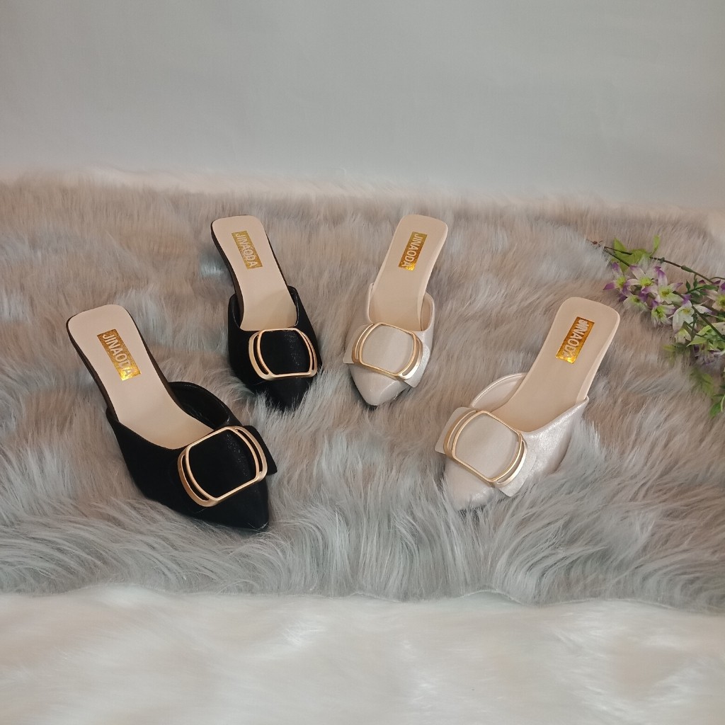 Sục nữ 💝 FREESHIP 💝giày sục nữ JINAODA cao cấp gót nhọn 7cm , chất liệu đặc biệt trẻ trung , sang trọng