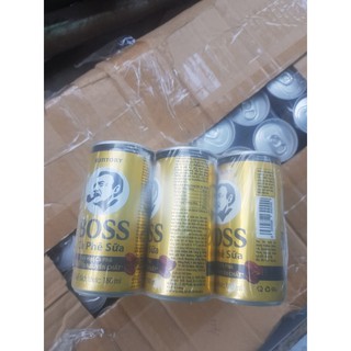 Lốc 6 lon Cà phê sữa Boss