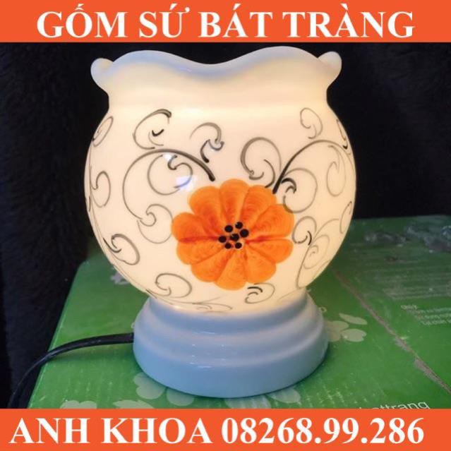 Đèn xông tinh dầu size to - Gốm sứ Bát Tràng Anh Khoa