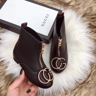 Giày bôt tag gucci cao cấp bé gái