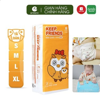 BỈM DÁN ENBLANC KEEP FRIENDS 🌟 FREE SHIP 🌟 Số 1 Nội Địa Hàn/Tã Quần 100% ORGANIC/Đầy Đủ Size S40/M32/L28/XL24