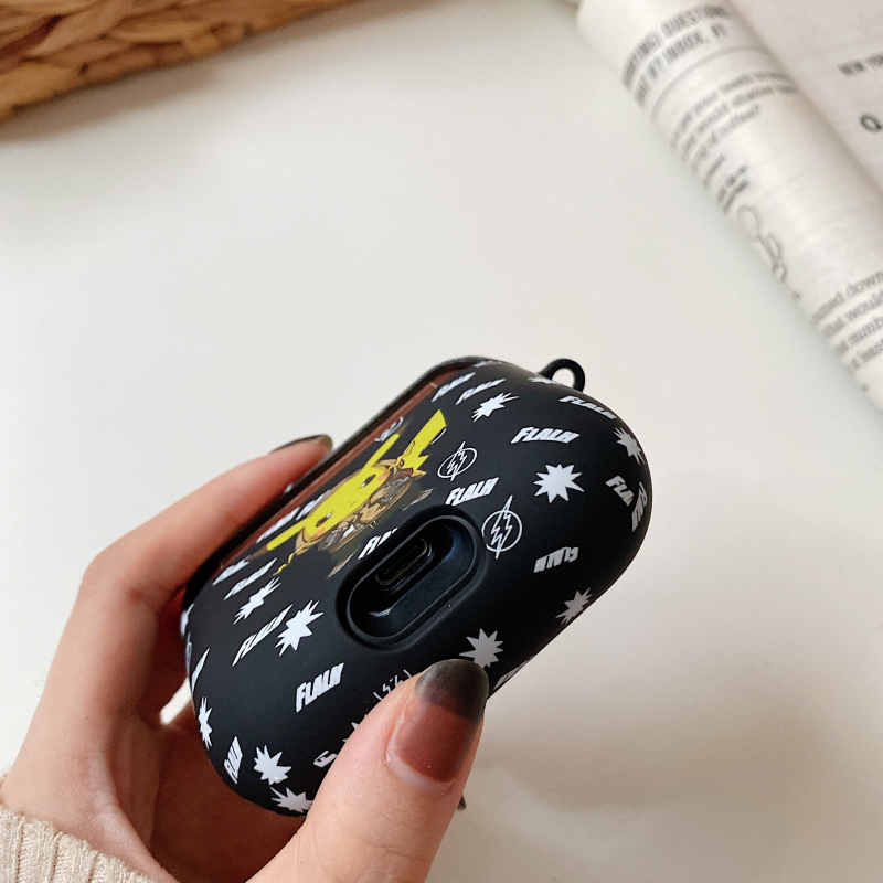 Pokémon Case for SONY WF-1000XM3 Bluetooth Headset Matte Hard Cover with Free Carabiner