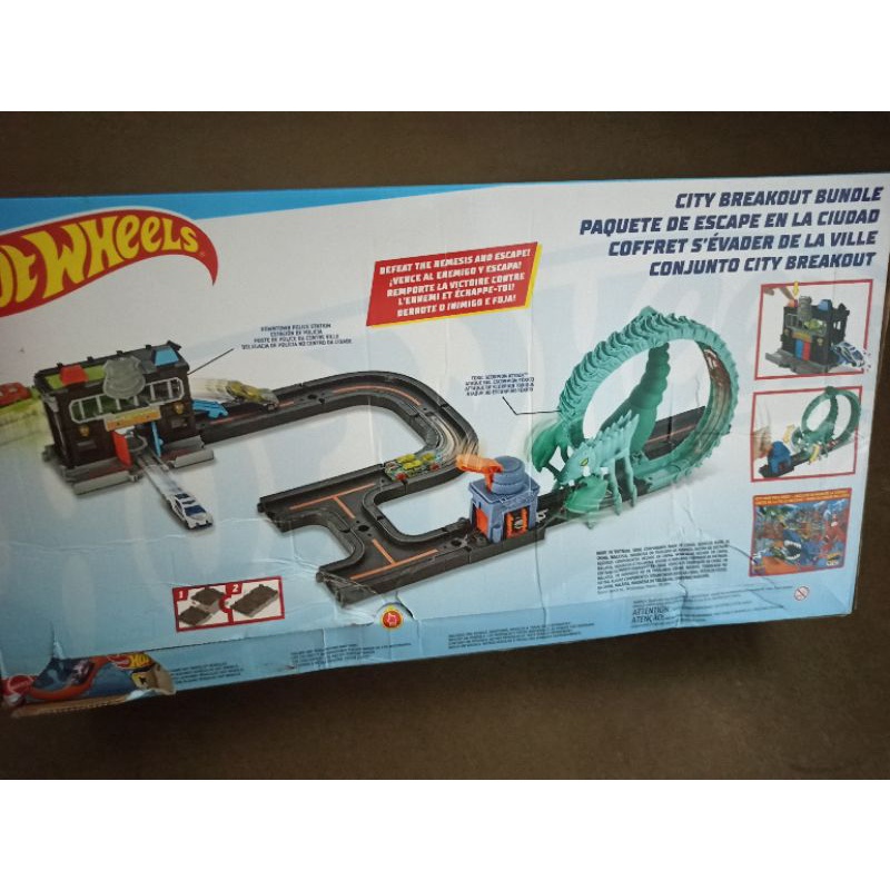 Bộ Hot wheels city breakout bundle