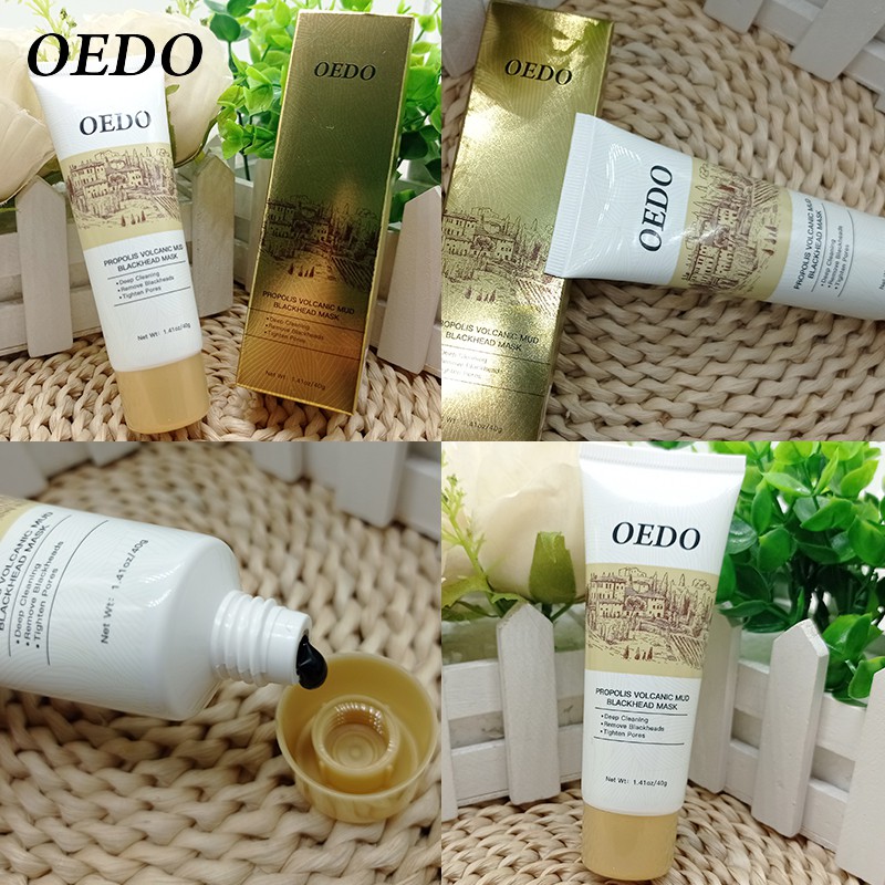 Mặt Nạ Bùn núi lửa Lột Mụn Đầu Đen OEDO Làm Sạch Sâu Kiểm Soát Dầu Mặt Nạ Loại Bỏ Sóc Da Hiệu Quả Dưỡng Trắng Da Cấp ẩm Chống Lão Hóa 40g
