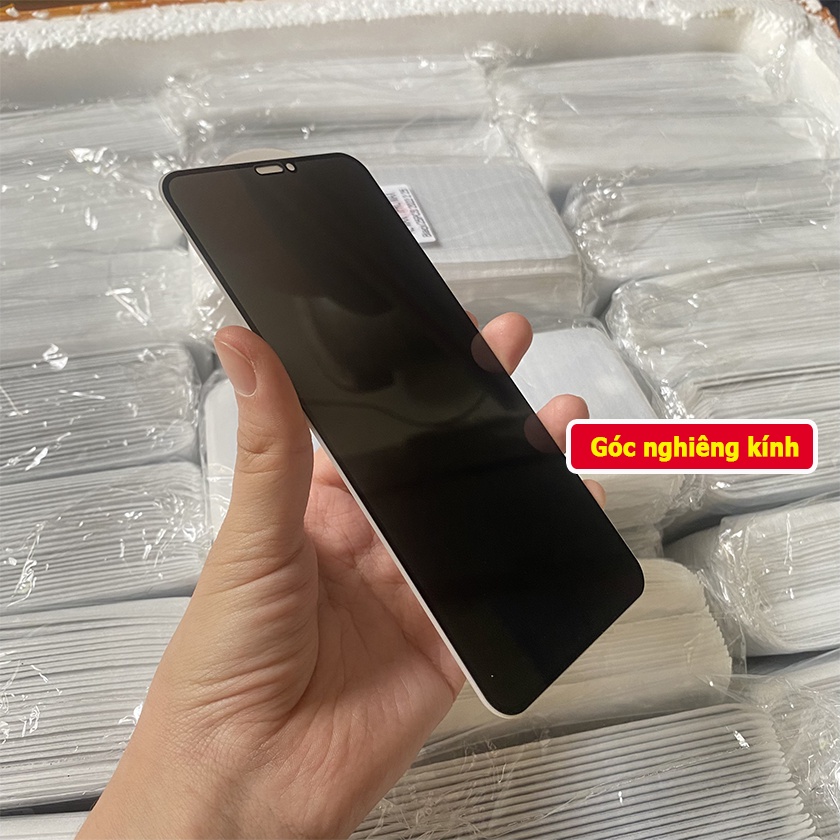 Kính cường lực chống nhìn trộm cho  iphone 6splus/7plus/8/8plus/x/xs/11/12/13/14/pro/max/plus - Meomeocase