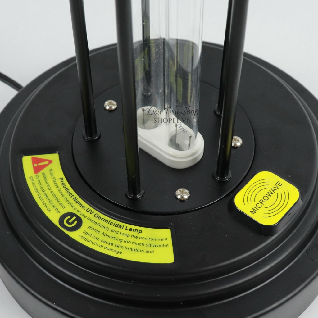 Đèn UV khử trùng 253,7nm 360 độ công nghệ AL tự động an toàn