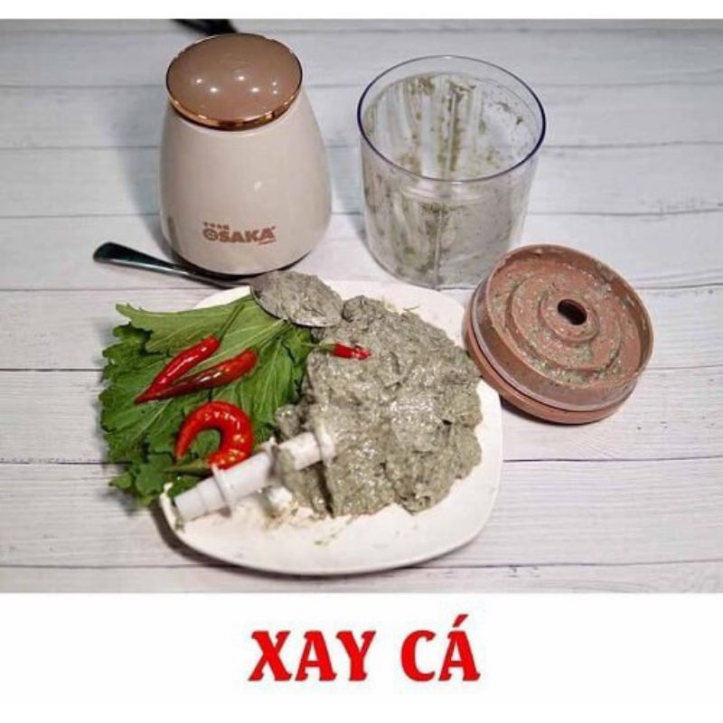 Máy Xay OSAKA - Máy Xay Đa Năng - Cối Xay Thịt,Tỏi,Cá,Rau Củ Quả - BH 6 tháng