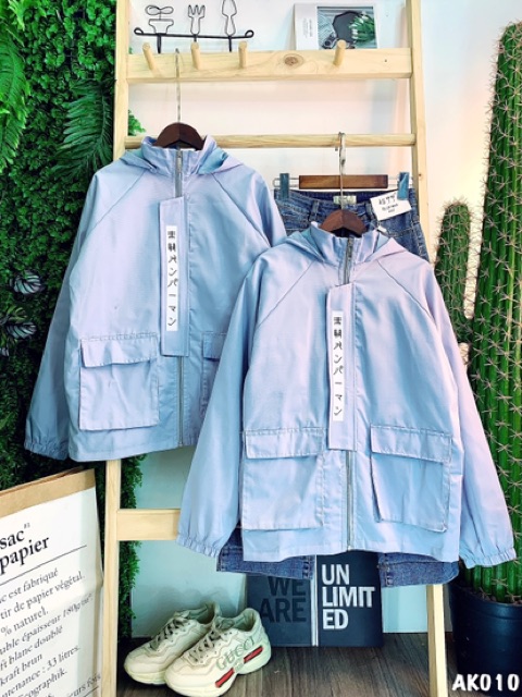 🌈𝐆𝐈𝐀́ 𝐗𝐔̛𝐎̛̉𝐍𝐆💢010 Áo Khoác Kaki - Couple / Lẻ OK - Bomber Jacket Unisex Hàn Quốc Hottrend | BigBuy360 - bigbuy360.vn