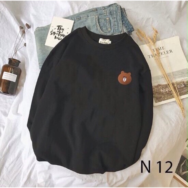 ÁO SWEATER LOGO GẤU CAO CẤP