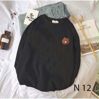 Áo sweater logo gấu cao cấp