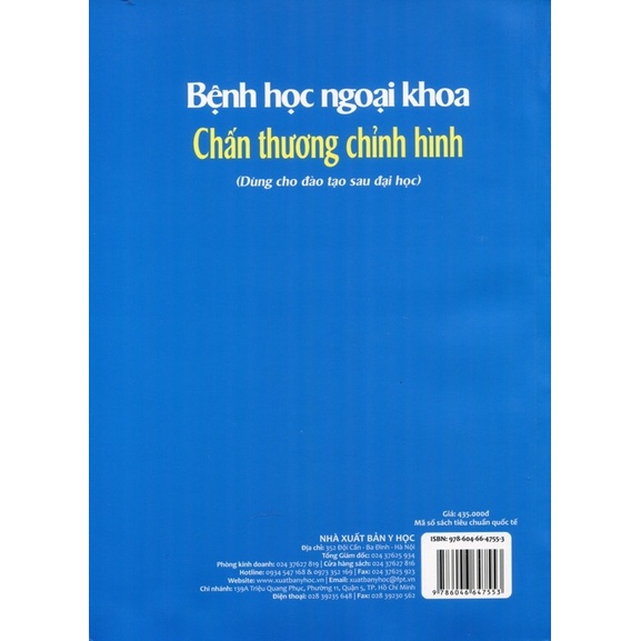 Sách - Bệnh học ngoại khoa chấn thương chỉnh hình