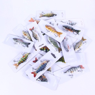 Mồi Câu Cá Giả 6 Đoạn 10cm / 18g