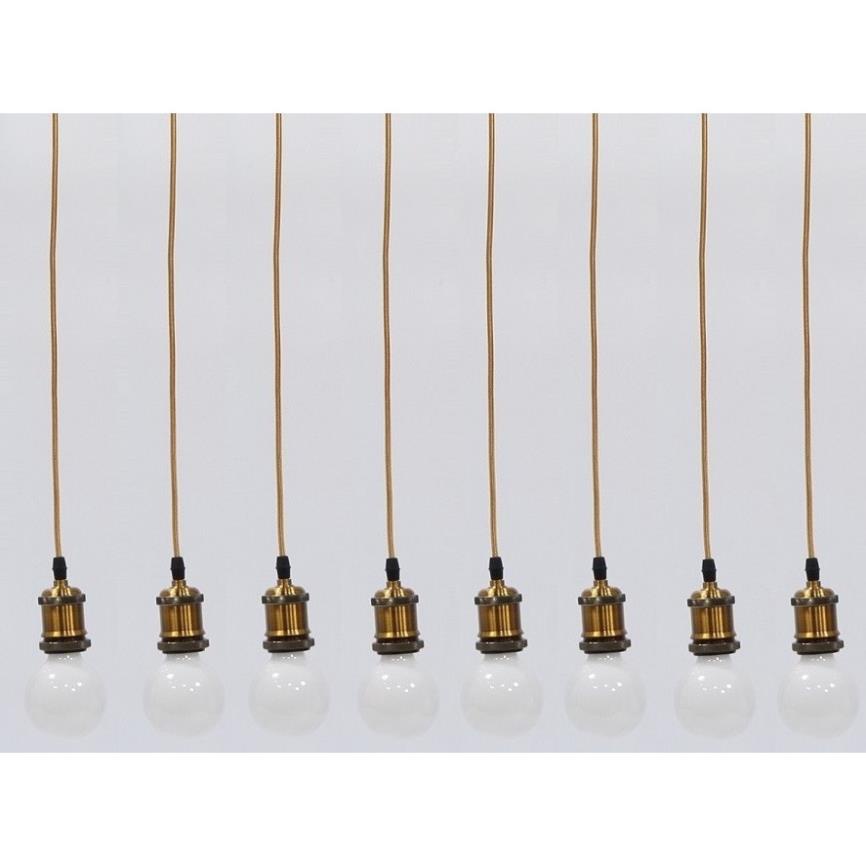 Bộ 8 dây đèn thả cổ điển bóng tròn trang trí G80 7W