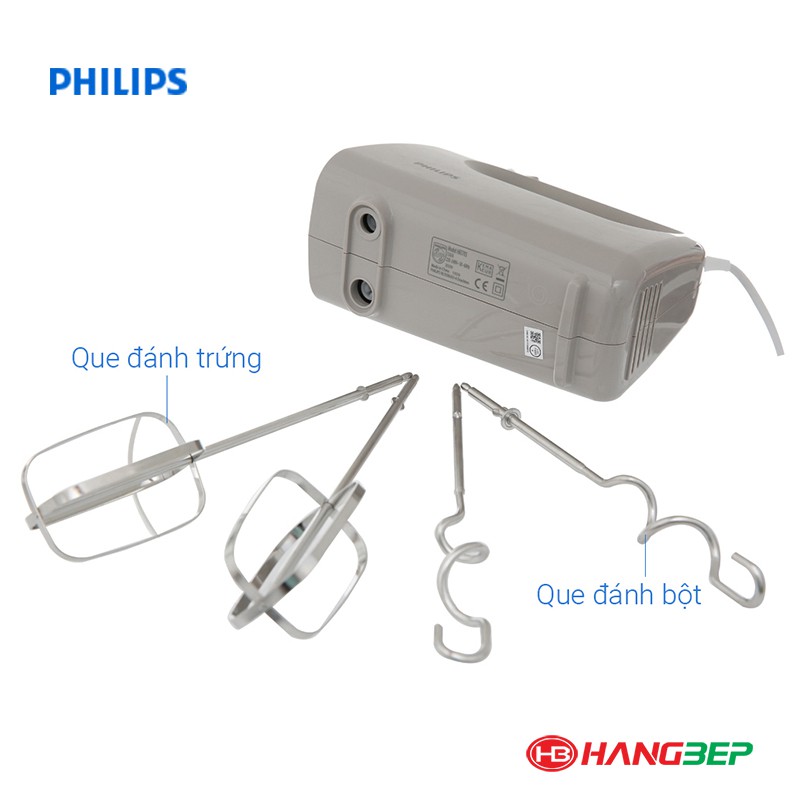 [Mã ELHA22 giảm 6% đơn 300K] Máy đánh trứng Philips HR3705/20 - Bảo hành chính hãng 24 tháng