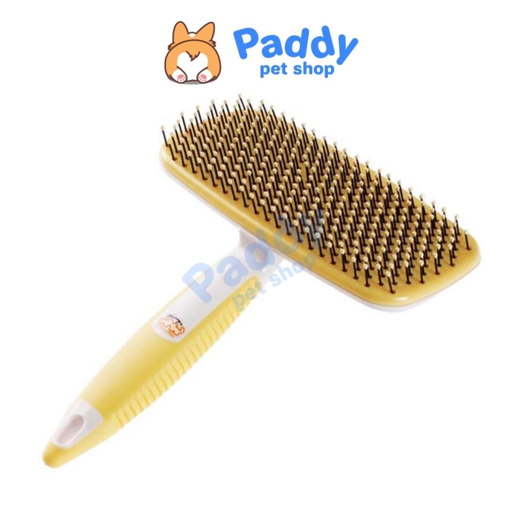 Lược Chải Lông Chó Mèo Cao Cấp DoggyMan Có Bấm Tách Lông