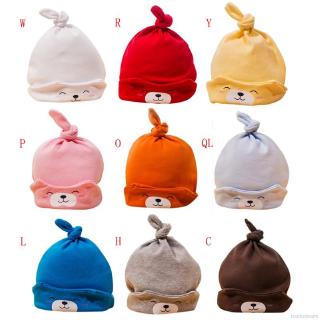 Mũ cotton thắt nút đáng yêu cho bé