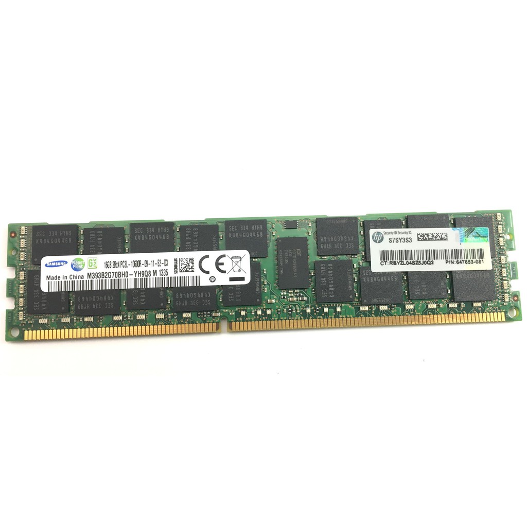 Ram Server DDR3 32GB ECC REG bus 1866, 1600 hoặc 1333 tháo máy chính hãng, bảo hành 1 năm